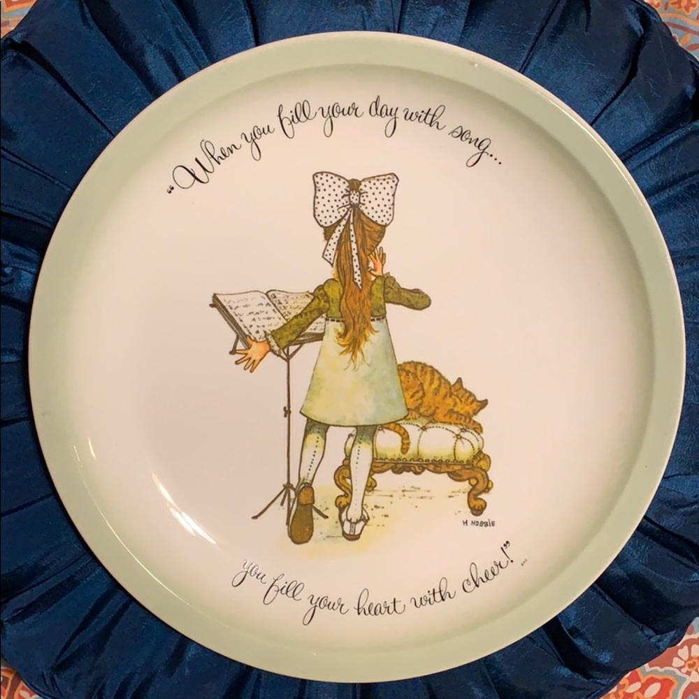 Vintage 1970’s Holly Hobbie Collector’s Plate